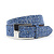 Dames riem blauw tweed