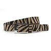 A-Zone Dames ceintuur zebra beige
