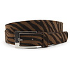 A-Zone Dames riem zebra bruin