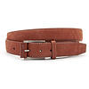 JV Belts Brique kleurige nubuck riem