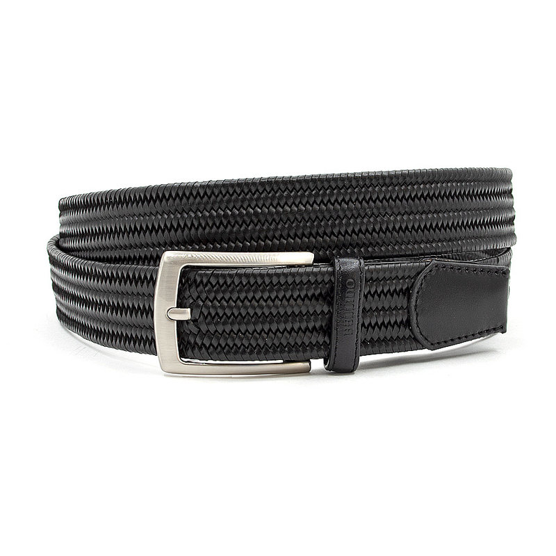 Miguel Bellido Sport Zwarte elastische heren riem