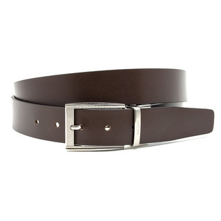 Miguel Bellido Classic Heren riem bruin/zwart draaibaar