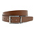 Draaibare heren riem cognac/zwart