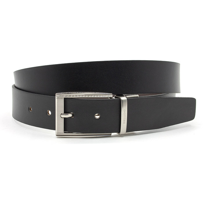 Miguel Bellido Classic Draaibare heren riem blauw/zwart