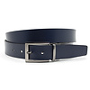 Draaibare heren riem blauw/zwart