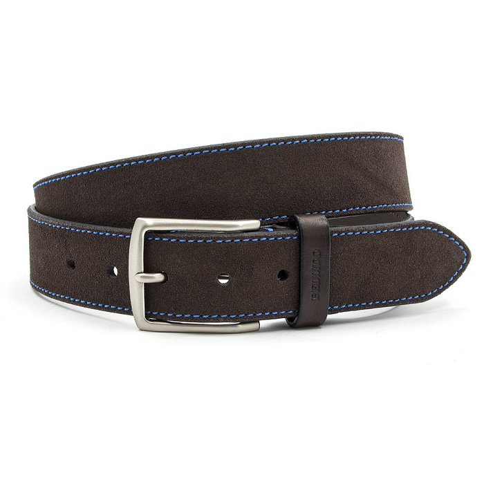 Miguel Bellido Sport Bruine suede jeans riem