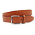 leren jeans riem cognac