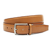 Gilmart Sportieve heren riem camel met ril