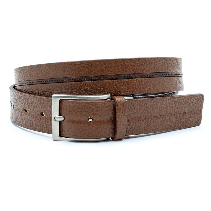 Gilmart Caramelbruine heren riem