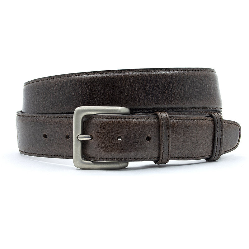 JV Belts Bruine leren heren riem