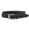 JV Belts Zwarte smalle nubuck dames riem