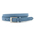 Licht blauwe nubuck dames riem