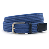 Elastische heren riem jeans blauw
