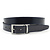 Draaibare reversible riem blauw/zwart