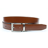 Draaibare reversible riem midden bruin/zwart