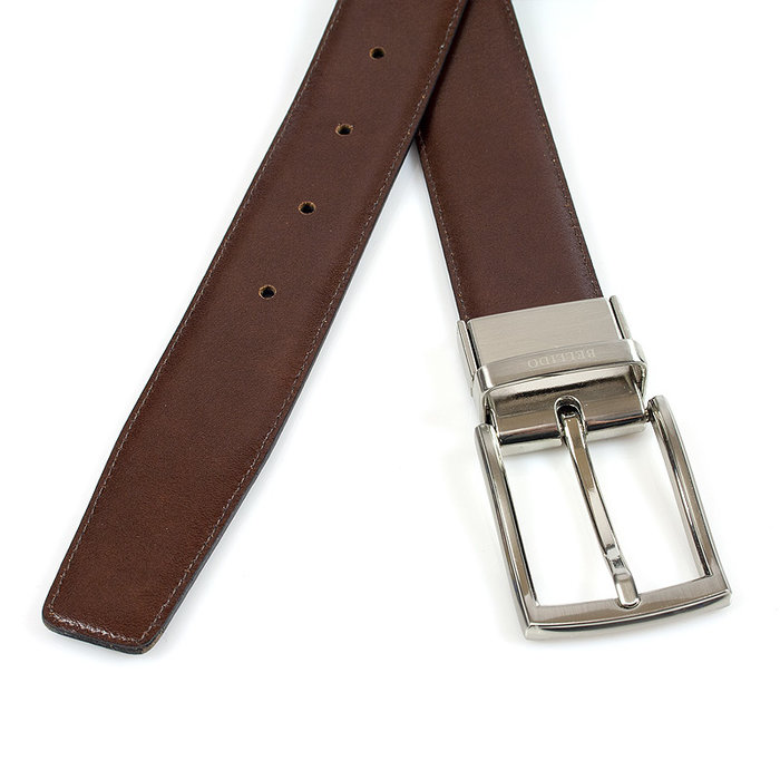 Miguel Bellido Classic Luxe reversibel riem bruin zwart