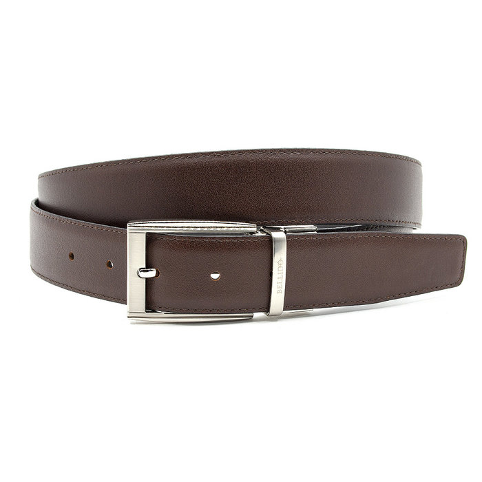 Miguel Bellido Classic Luxe reversibel riem bruin zwart