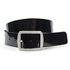 Thimbly Belts Dames riem zwart lak