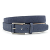 JV Belts Grijsblauwe hair-on riem unisex
