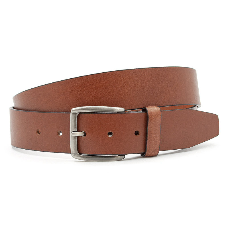 JV Belts Leren jeansriem middenbruin