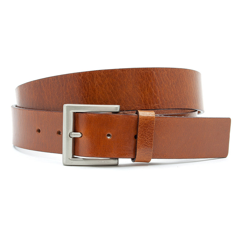 JV Belts Heren/dames jeans riem cognac