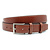 Leren riem heren rood bruin