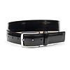 JV Belts Zwarte mat glanzende heren riem