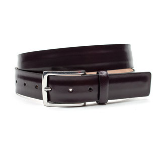 JV Belts Donker bordeaux kleurige heren riem