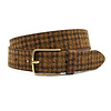 A-Zone Dames riem pied-de-poule bruin
