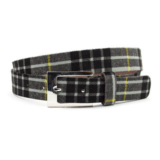 A-Zone Dames riem schotse ruit grijs