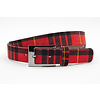 A-Zone Dames riem schotse ruit rood
