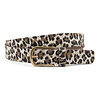 A-Zone Dames riem zwart/beige leopard