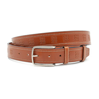 JV Belts Echt leren riem cognac