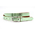 dames riem groen metallic