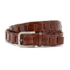 JV Belts Heren fantasie vlechtriem middenbruin