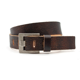 JV Belts Jeans riem vintage bruin