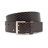 Thimbly Belts Damesceintuur bruin met dubbele doorn