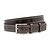 Unisex riem bruin met golfpatroon