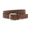JV Belts Heren-dames riem bruin nubuck leer