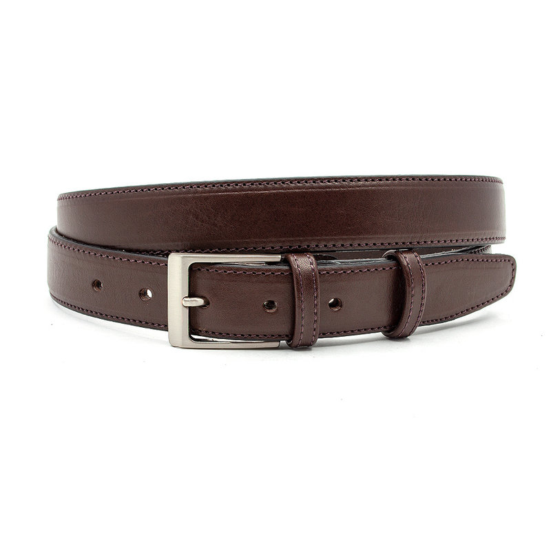 JV Belts Donker bruine pantalonriem