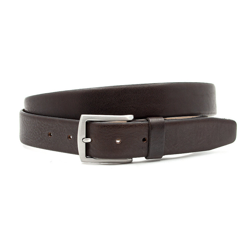 Thimbly Belts Bruine gebolleerde pantalonriem