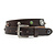 Stoere jeans riem bruin