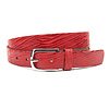 A-Zone Dames ceintuur rood zebra look