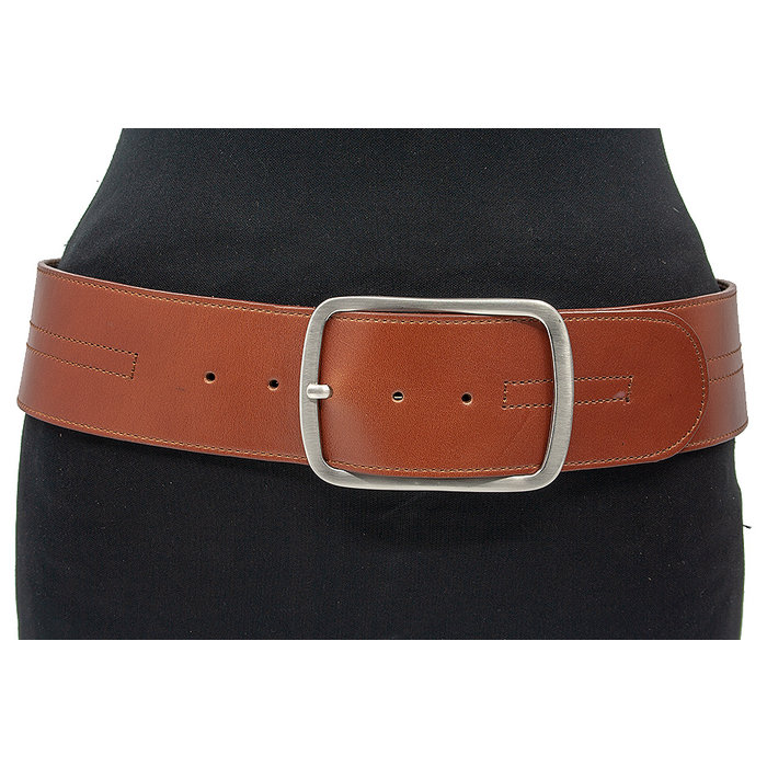 JV Belts Brede heupriem cognac