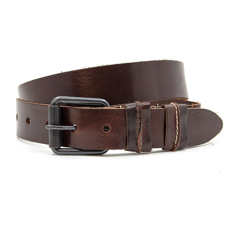 A-Zone Stoere jeans riem bruin