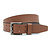 Stoere jeans riem tabakbruin