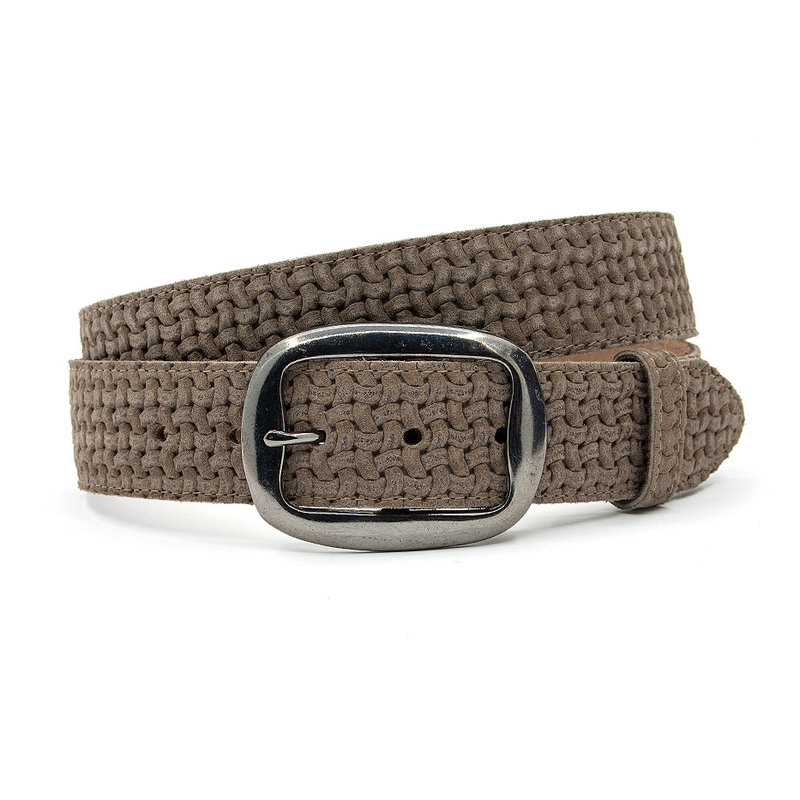 A-Zone Dames ceintuur taupe met fantasie print