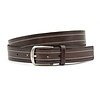 JV Belts Donkerbruine pantalonriem