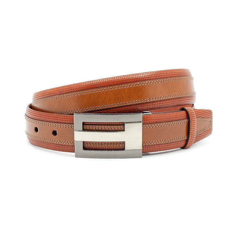 Gilmart Cognac pantalon riem
