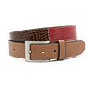 Heren riem patchwork